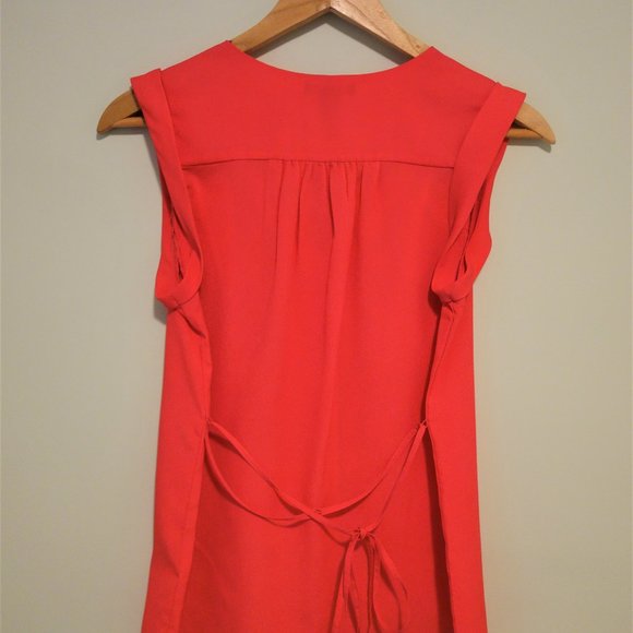 H&M Coral Sleeveless Blouse - Picture 2 of 7